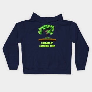 Family Camping Trip Kids Hoodie